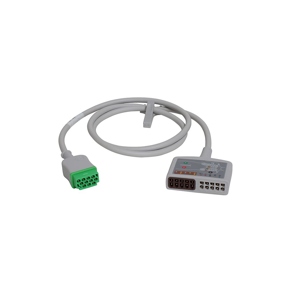 ECG 12-lead Trunk Cable, IEC, 3.6m (1/box) ECG 12-lead Trunk Cable, IEC, 3.6m (1/box)
