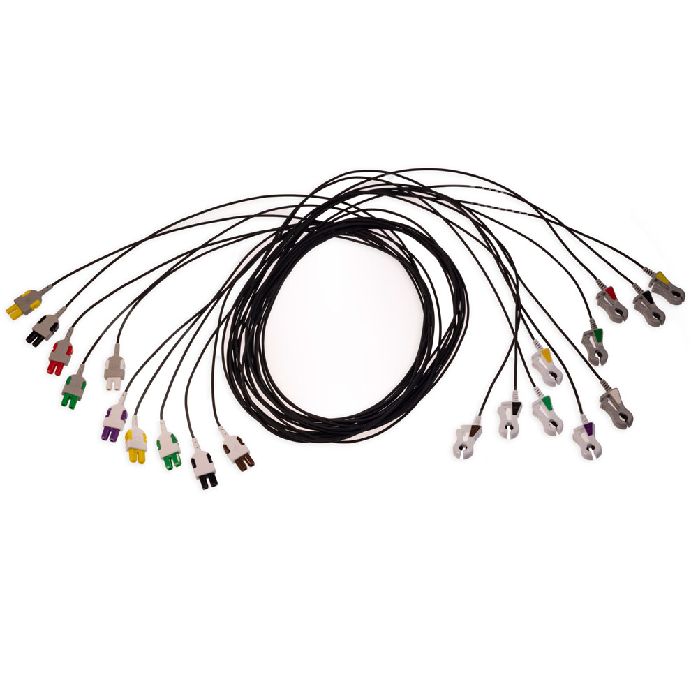 ECG 10-lead Radiotranslucent Leadwire Set, Grabber, IEC, 1.5m (1/box) ECG 10-lead Radiotranslucent Leadwire Set, Grabber, IEC, 1.5m (1/box)