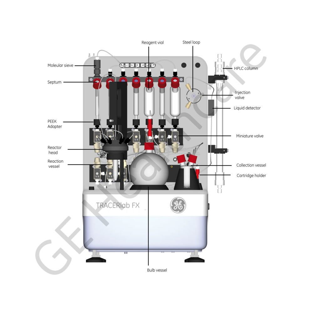 TRACERLAB FX M - REACTOR HEAD TRACERLAB FX M - REACTOR HEAD