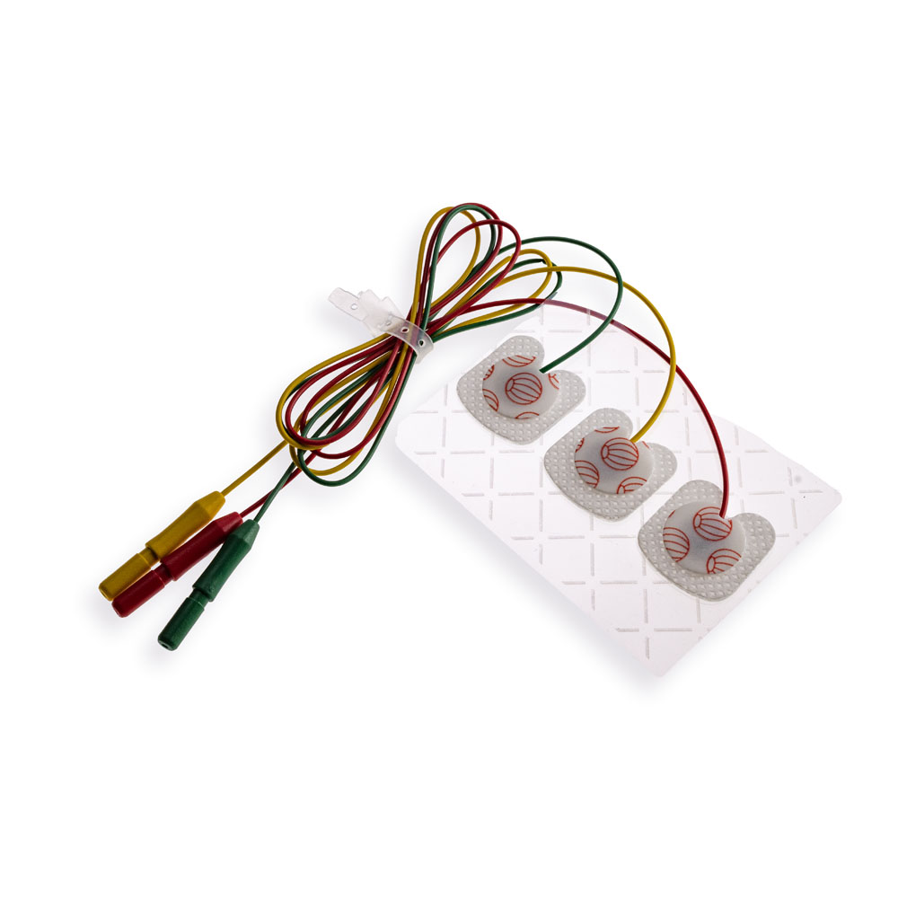 Prewired Neonatal ECG Electrodes, IEC, Cloth, Solid Gel,150/Box Prewired Neonatal ECG Electrodes, IEC, Cloth, Solid Gel,150/Box